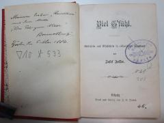 10 X 533 : Viel G'fühl : Gedichtln und G'schichtln in altbairischer Mundart (1886)