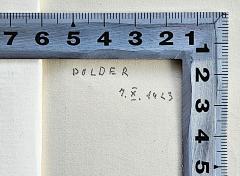 - (Dolder[?], [?]), Von Hand: Name, Datum; 'DOLDER 7.X.1923'. 
