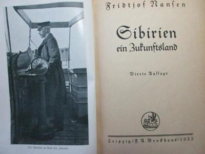 11 F 415&lt;4&gt; : Sibirien : ein Zukunftsland (1922)