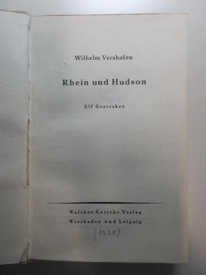 15 L 217 : Rhein und Hudson : 11 Grotesken (1929)