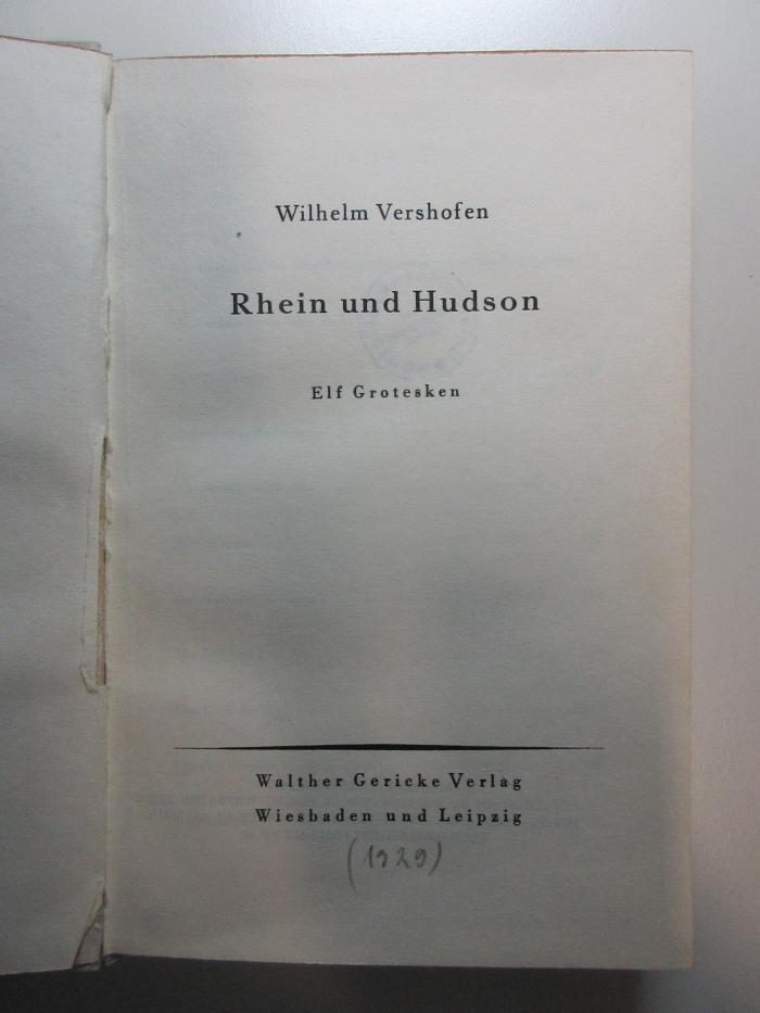 15 L 217 : Rhein und Hudson : 11 Grotesken (1929)