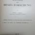 11 G 214-1 : I. Hegels Mitarbeit an der Erlanger Literaturzeitung
II. Kreuz und Rose. Ein Interpretationsversuch (1909)
