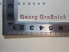 - (Graßnick, Georg), Stempel: Name; 'Georg Graßnick'. 