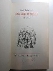15 L 428 : Die Affenhochzeit : Novelle (1932)