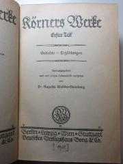 11 L 231-1/2 : Gedichte, Erzählungen (1908)