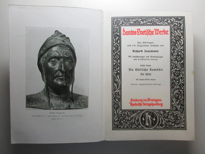 15 N 19&lt;2a&gt;-1 : Die Göttliche Komödie. Die Hölle. (1912)