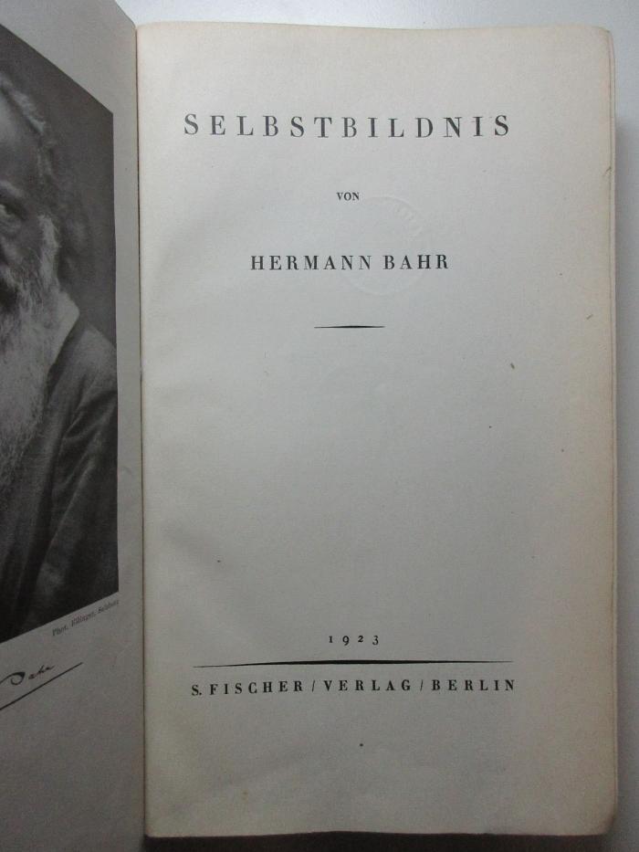 16 L 359 : Selbstbildnis (1923)