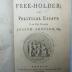 11 M 167 : The free-holder : or political essays (1758)