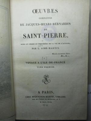 11 N 130-1 : Voyage à l'Ile-de-France (1818)
