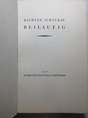 16 L 382 : Beiläufig (1912)
