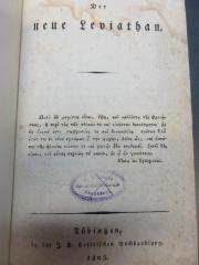 17 C 512 : Der neue Leviathan (1805)
