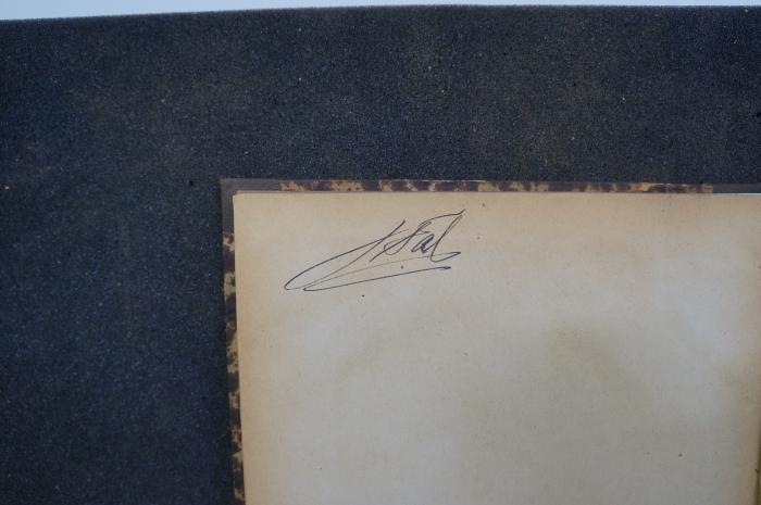 Asch7068 : ספר לחם רב (1884);- (Tal, Justus), Von Hand: Autogramm; 'J. Tal'. 