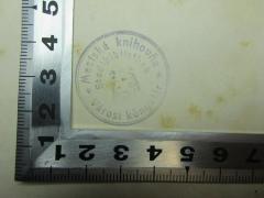 - (Mestská knihouba Stadtbibliothek), Stempel: Name; 'Mestská knihovna 
Stadtbibliothek
Városi könyvtár'.  (Prototyp)