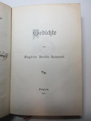 11 X 160 : Gedichte (1895)