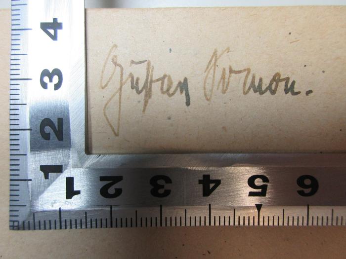 - (Simon, Gustav), Von Hand: Autogramm; 'Gustav Simon.'. ;11 X 563 : Der schwarze Papst : das Leben des Ignatius von Loyola (1937)