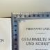 B 976 / 4 b : Gesammelte Reden und Schriften. 
Die Agitation für den Allgemeinen Deutschen Arbeiter-Verein. Das Jahr 1864 - Aktenstücke (1919)