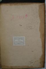 - (Leimdörfer, Adele;Leimdörfer, Adolf;Rabbinerseminar zu Berlin), Etikett: Name, Ortsangabe, Datum, Widmung; 'Eigentum der Bibliothek des Rabbiner-Seminars zu Berlin

Geschenk von 
Frau Adele Leimdörfer
zum Andenken an ihren Gatten Rabb.
Dr. Adolf Leimdörfer ז׳׳ל aus Teschen,
im Jahre 1929
'. 