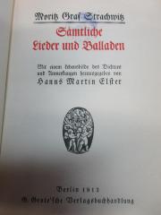 12 L 55 : Sämtliche Lieder und Balladen (1912)