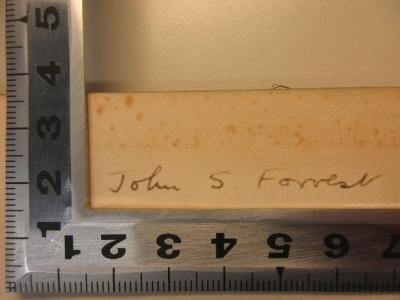 - (Forrest, John S.), Von Hand: Autogramm; 'John S. Forrest'. ;12 M 58 : Early Life of D. H. Lawrence : together with hitherto unpublished letters and articles (1932)