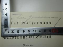 - (Grossmann, Thea), Von Hand: Autogramm; 'Thea Grossmann'. 