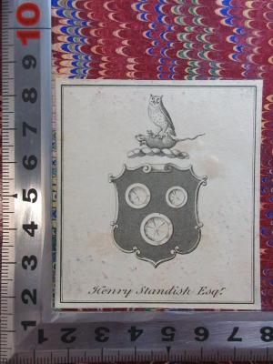 13 F 100&lt;6&gt; : L' Impératrice Marie-Louise : (1809 - 1815) (1902);- (Standish Esq., Henry), Etikett: Name, Abbildung; 'Henry Standish Esq.'. 
