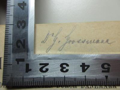 - (Grossmann, G.), Von Hand: Autogramm; 'Dr. G. Grossmann'. ;13 F 335&lt;13&gt; : Schweden, Norwegen : die Reiserouten durch Dänemark nebst Island und Spitzbergen : Handbuch für Reisende (1914)