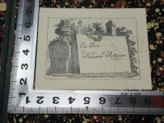 - (Röttinger, Heinrich), Etikett: Exlibris, Name, Abbildung; 'Ex libris
Heinrich Röttinger'. 