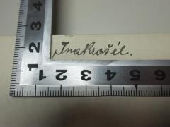 - (Kroscél, Ina), Von Hand: Autogramm; 'Ina Kroscél.'. 