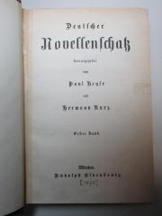 13 L 50-1/2 : Deutscher Novellenschatz (1871)