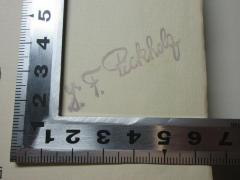- (Pickholz, H. F.), Stempel: Name; 'H. F. Pickholz'. 