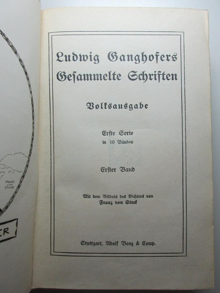 13 L 637&lt; a &gt;-1,1/1/2 : Schloß Hubertus (1906)