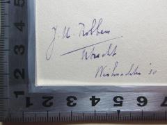 - (Rolben, J. U.), Von Hand: Autogramm, Datum; 'J. U. Rolben
Utrecht
Weihnachten 30'. 