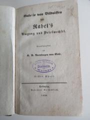14 A 114-1/2 : Galerie von Bildnissen aus Rahel's Umgang und Briefwechsel (1836)