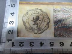 - (George Cornwall Legh), Etikett: Wappen, Name; 'George Cornwall Legh.'. 