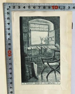 - (Klarwill, Ernst von;Klarwill, Adele von ), Etikett: Exlibris, Name; 'Ernst und Adele von Klarwill'.  (Prototyp);W 131 Rosch -3- (6);W 131 Rosch -1- (6) (alt) ; ;: Die Nationalökonomie des Handels und Gewerbfleißes. Ein Hand- und Lesebuch für Geschäftsmänner und Studierende.  (1892)