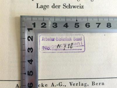 G 2 MARB I (ausgeschieden) : Gewerkschaft - Mittelstand - Fronten. Zur politischen und geistigen Lage in der Schweitz. (1933);- (Arbeiter-Bibliothek Basel), Stempel: Name, Signatur; 'Arbeiter-Bibliothek Basel No. N 718 ausgeschieden!'. 