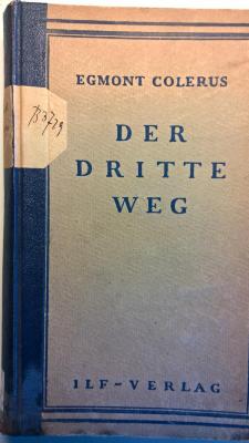 18/80/41602 : Der Dritte Weg (1921)