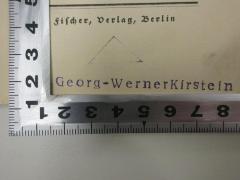 - (Kirstein, Georg-Werner;Generalkommando Stettin;Oberkommando in den Marken), Stempel: Zeichen, Name, Annotation; '[Kreis im Dreieck]
[0 im Dreieck]
Georg-Werner Kirstein'. 