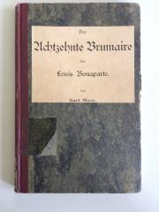 G 251 (ausgeschieden) : Der Achtzehnte Brumaire des Louis Bonaparte. (1907)