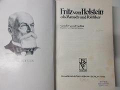 3 C 122 : Fritz von Holstein als Mensch und Politiker (1931)