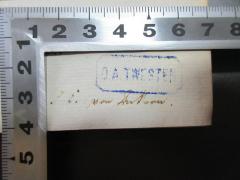 - (Twesten, D. A.), Stempel: Initiale, Name, Annotation; 'D.A.Twesten[?]'.  (Prototyp)