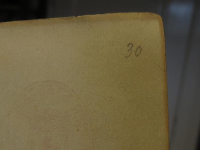 Cq 643 : The personal history of David Copperfield (1850);-, Von Hand: Nummer; '30'