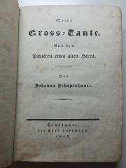 14 L 238 : Meine Gross-Tante : aus den Papieren eines alten Herrn (1831)