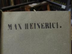 - (Heinerici, Max), Stempel: Name; 'Max Heinerici.'. 