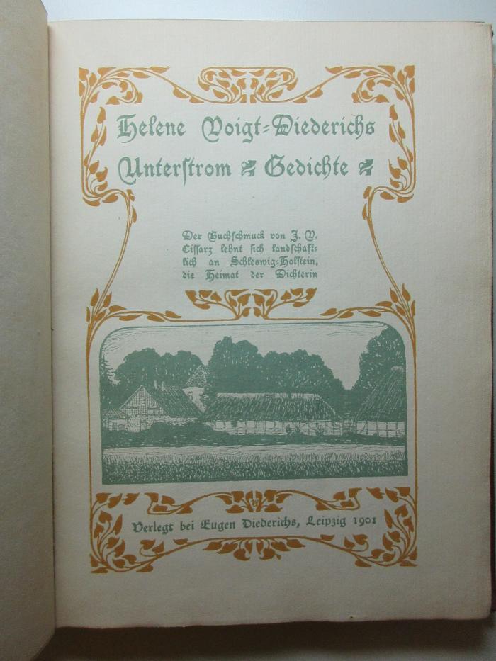 14 L 288 : Unterstrom : Gedichte (1901)