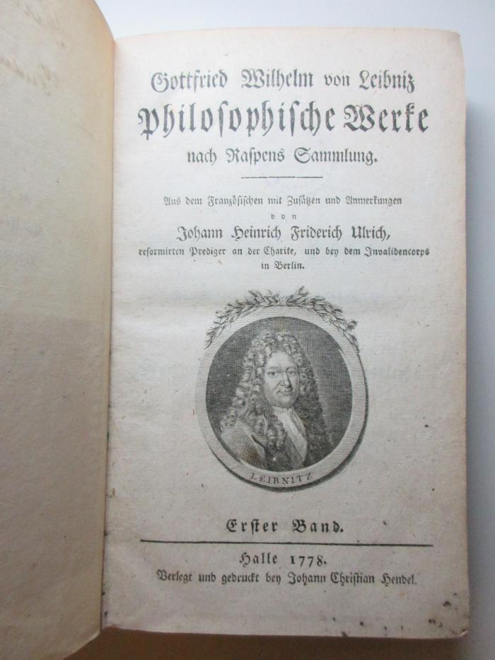 14 G 377-1 : Philosophische Werke : nach Raspens Sammlung : aus dem Französischen mit Zusätzen und Anmerkungen (1778)