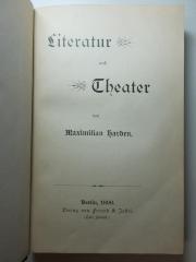 14 I 47 : Literatur und Theater (1896)