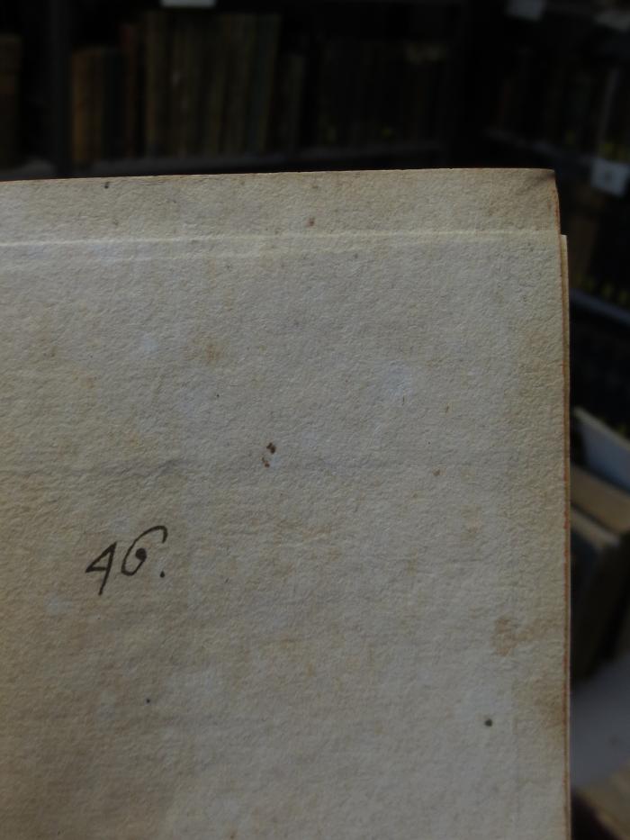 Ea 358 1-3: Der wohlinstruierte Amts- und Gerichts-Actuarius (1733);-, Von Hand: Nummer; '46.'