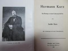 14 L 198 : Hermann Kurz : Ein Beitrag zu seiner Lebensgeschichte (1906)