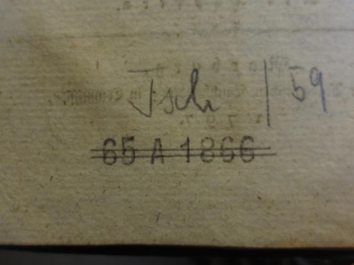 Ja 297 : Neuer Auszug aus den Anfangsgründen aller mathematischen Wissenschaften (1797);-, Stempel: Nummer; '65 A 1866'